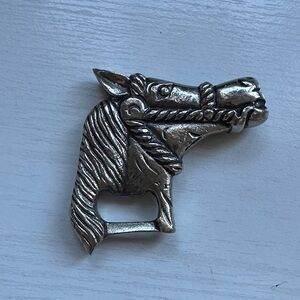 Horse head bottle opener